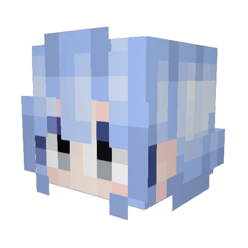 slx35 Minecraft avatar head, 3D render