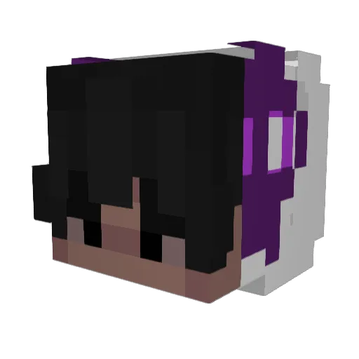 slxbxz Minecraft avatar head, 3D render