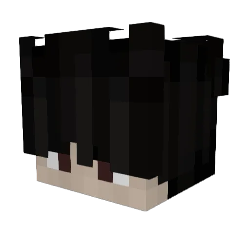 slxims Minecraft avatar head, 3D render