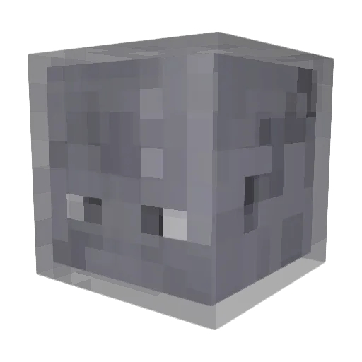 slxrv Minecraft avatar head, 3D render