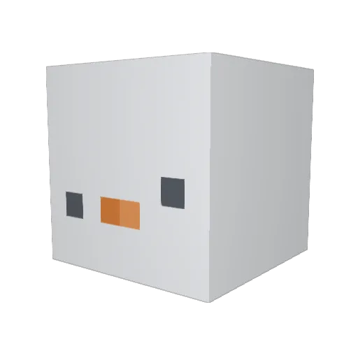 slxw88 Minecraft avatar head, 3D render