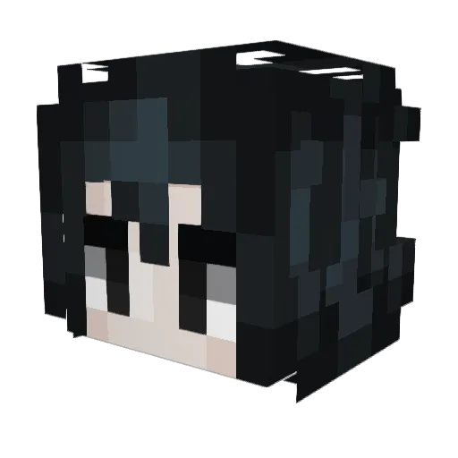 slxw_up Minecraft avatar head, 3D render