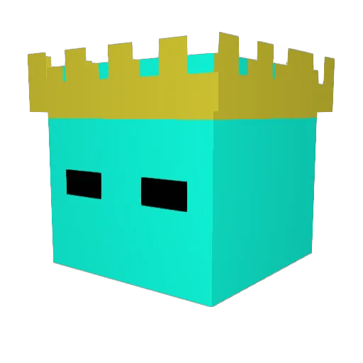 slxxyy Minecraft avatar head, 3D render