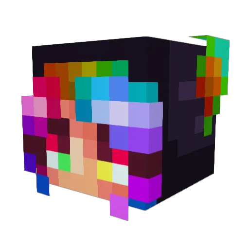 sly20ultra Minecraft avatar head, 3D render