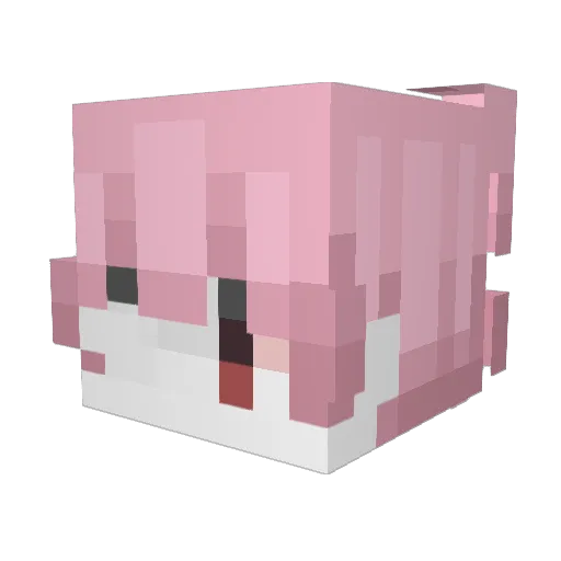 slydracula Minecraft avatar head, 3D render