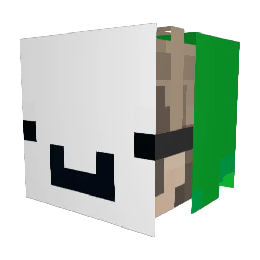 slydrgoon Minecraft avatar head, 3D render