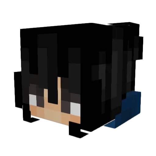 slyfexx Minecraft avatar head, 3D render