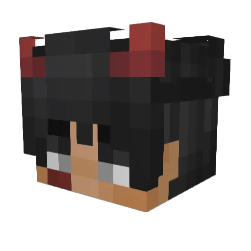 slyfox122 Minecraft avatar head, 3D render