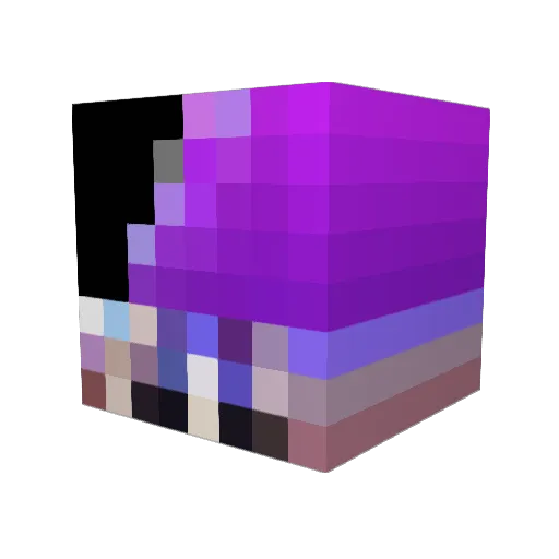 slysz Minecraft avatar head, 3D render