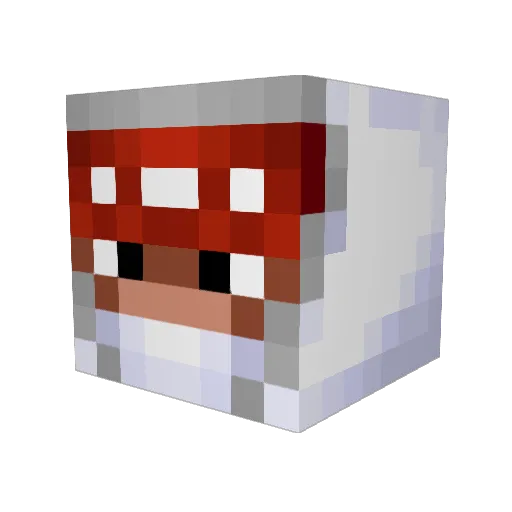slythfox Minecraft avatar head, 3D render