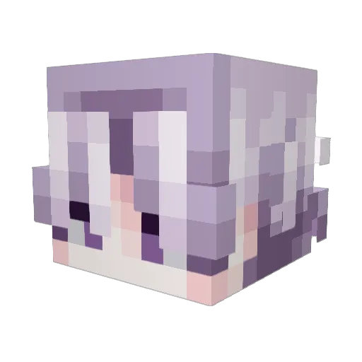 slyvez Minecraft avatar head, 3D render