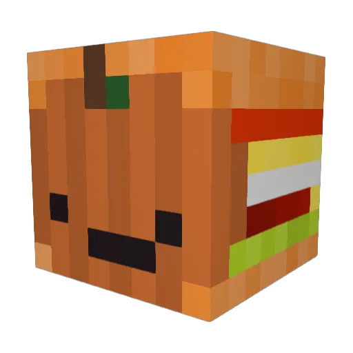 slyvian Minecraft avatar head, 3D render