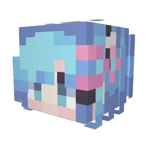 slz9073 Minecraft avatar head, 3D render