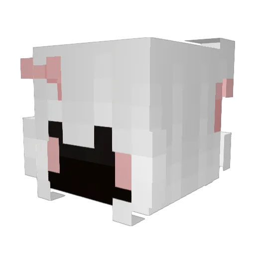 slzuglez Minecraft avatar head, 3D render