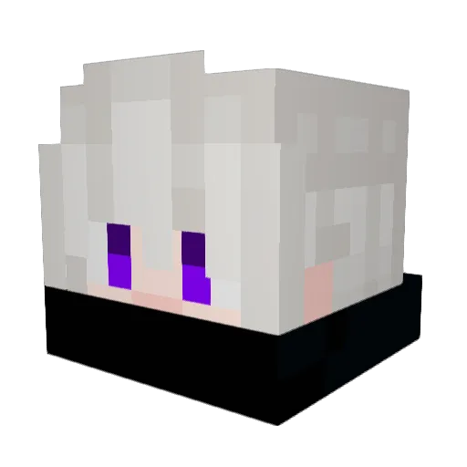 slzzz Minecraft avatar head, 3D render