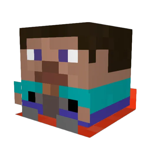 sm0zzi Minecraft avatar head, 3D render
