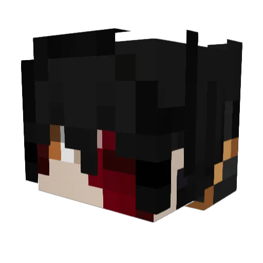sm1_gegamo_3c6 Minecraft avatar head, 3D render
