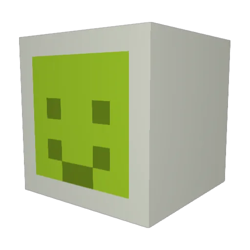 sm1sk1_ Minecraft avatar head, 3D render