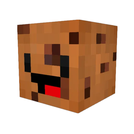 sm3psie Minecraft avatar head, 3D render