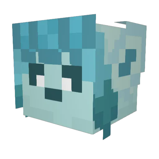 sm644me Minecraft avatar head, 3D render