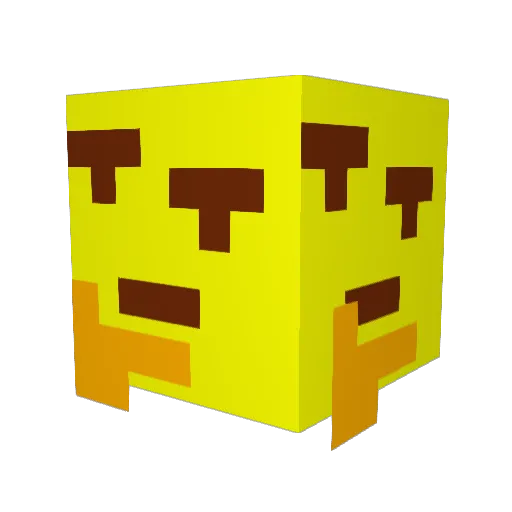 sm9ke Minecraft avatar head, 3D render