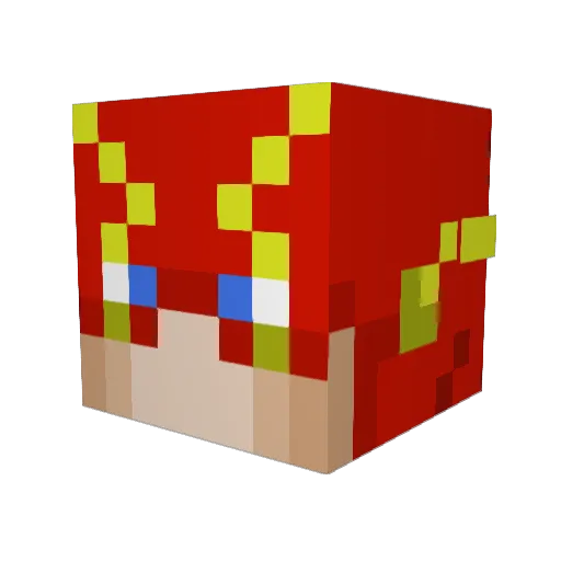 smack0127 Minecraft avatar head, 3D render