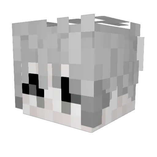 smafh Minecraft avatar head, 3D render