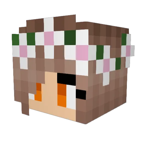 smakmoffel Minecraft avatar head, 3D render
