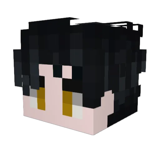 smalgar Minecraft avatar head, 3D render