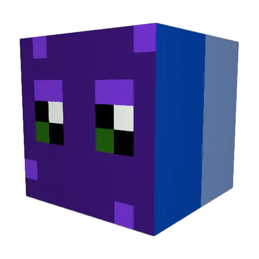 smallDinosaur Minecraft avatar head, 3D render