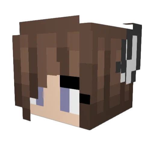 smallSparrow Minecraft avatar head, 3D render