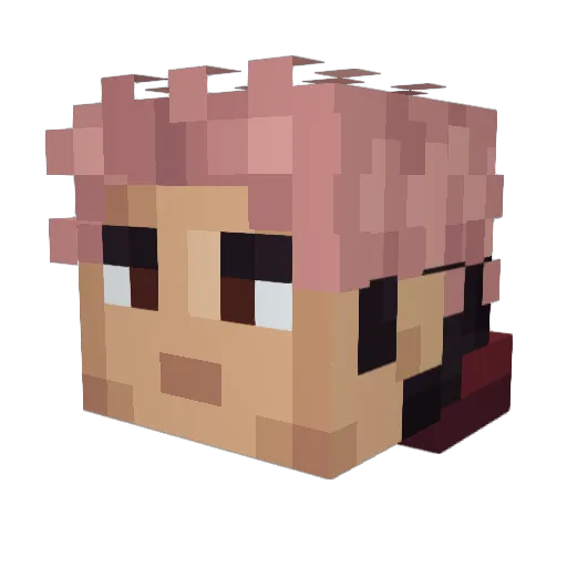 small_BIGWIG Minecraft avatar head, 3D render
