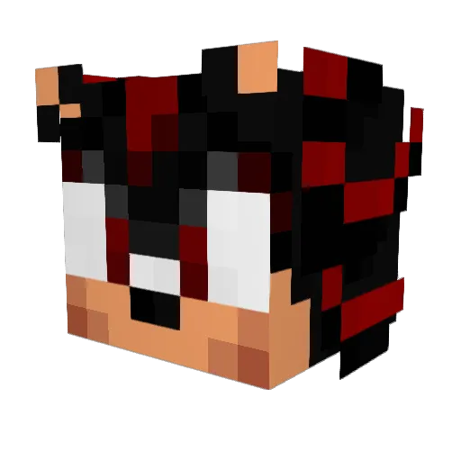 small_cowboy Minecraft avatar head, 3D render