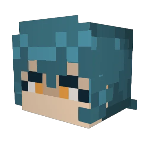 smallberries13 Minecraft avatar head, 3D render
