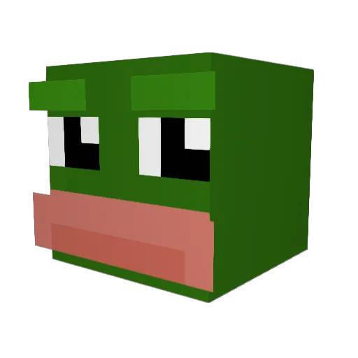 smallboye Minecraft avatar head, 3D render