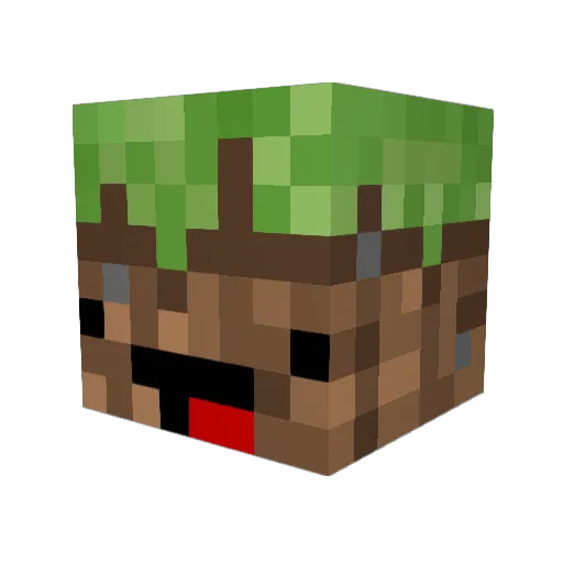 smallestPoultry Minecraft avatar head, 3D render