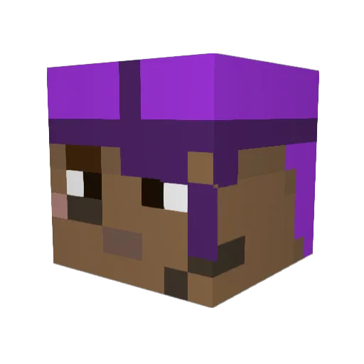 smalljohn69 Minecraft avatar head, 3D render