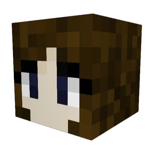 smallpasta04 Minecraft avatar head, 3D render
