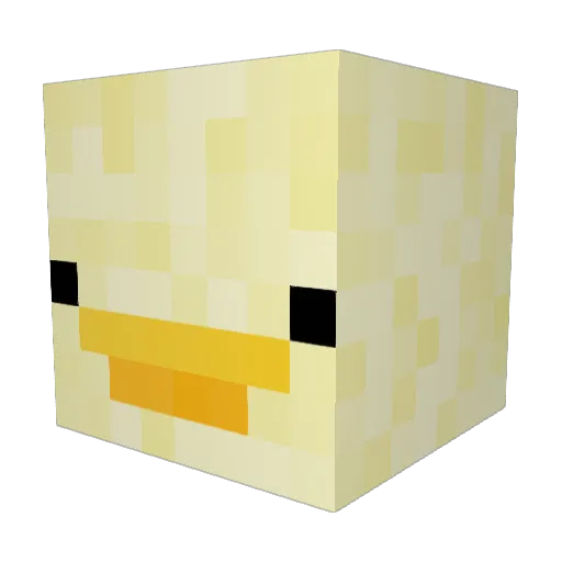 smalls_24 Minecraft avatar head, 3D render