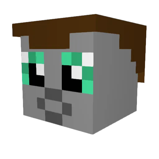 smallspewez Minecraft avatar head, 3D render