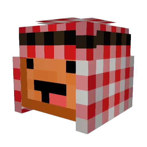 smally_bigs Minecraft avatar head, 3D render