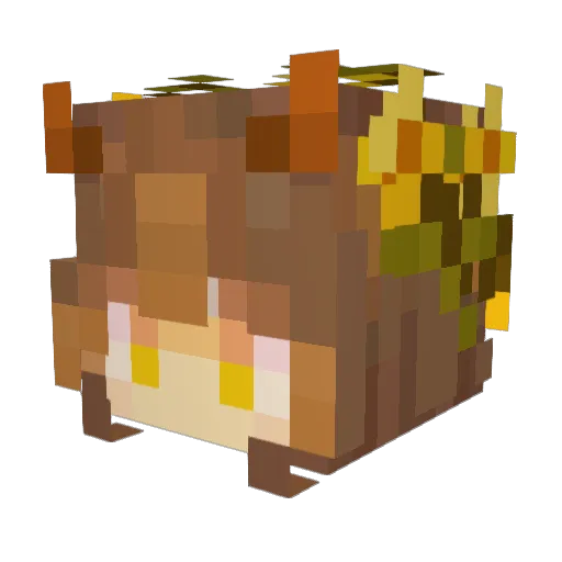 smaltzj Minecraft avatar head, 3D render