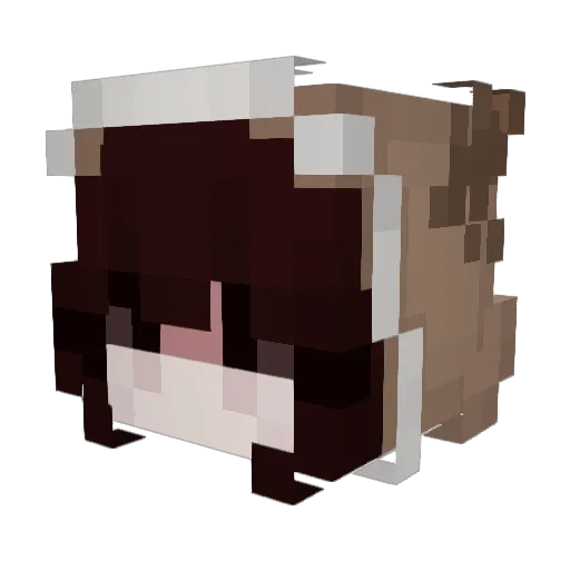smaminam Minecraft avatar head, 3D render