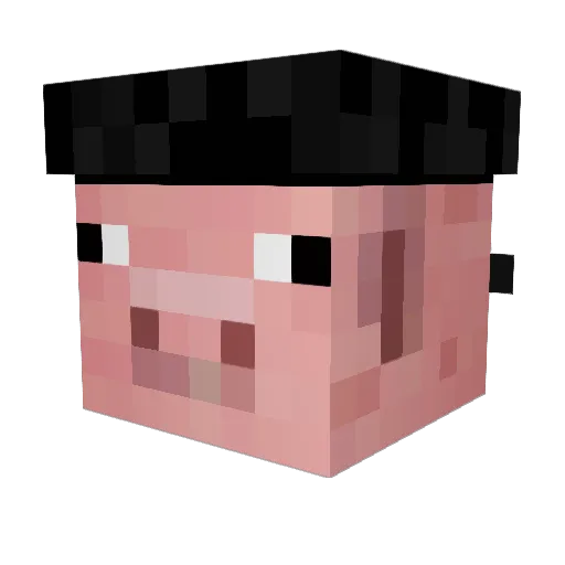 smanek2 Minecraft avatar head, 3D render