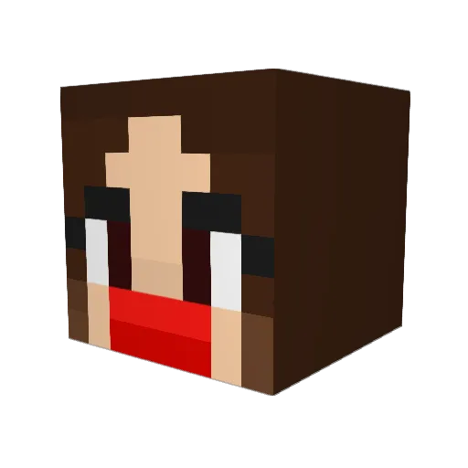 smartblonde99 Minecraft avatar head, 3D render