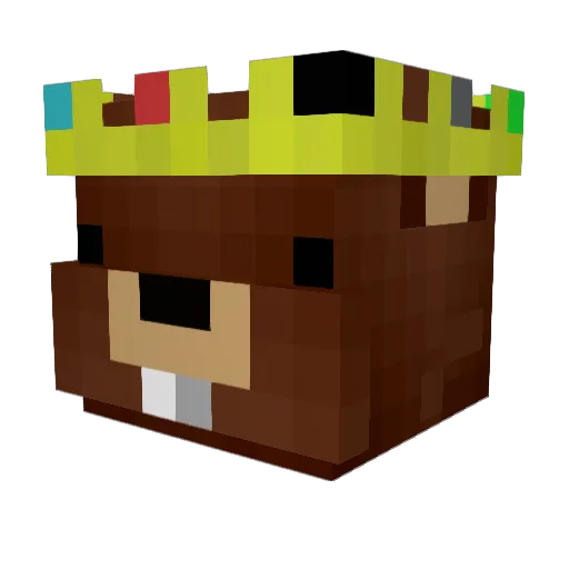 smarter31 Minecraft avatar head, 3D render