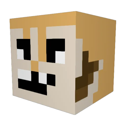 smartfella202 Minecraft avatar head, 3D render