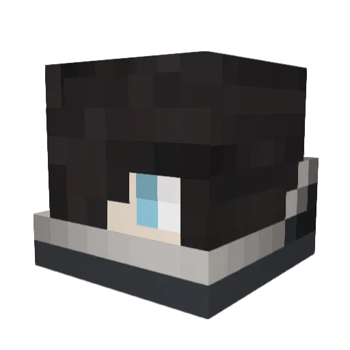 smartfellah Minecraft avatar head, 3D render