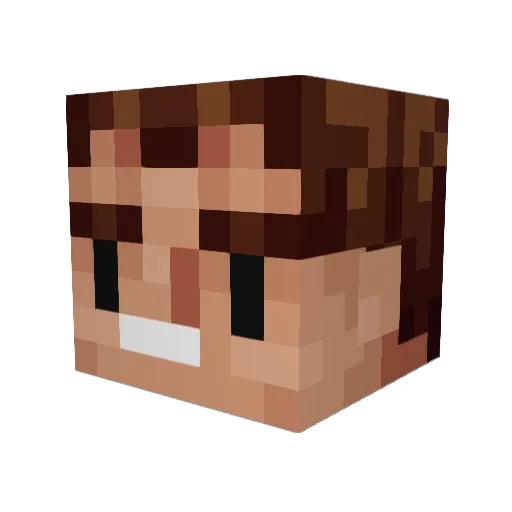smartfinder101 Minecraft avatar head, 3D render