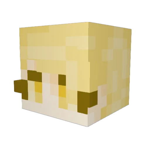 smartguyc1089 Minecraft avatar head, 3D render